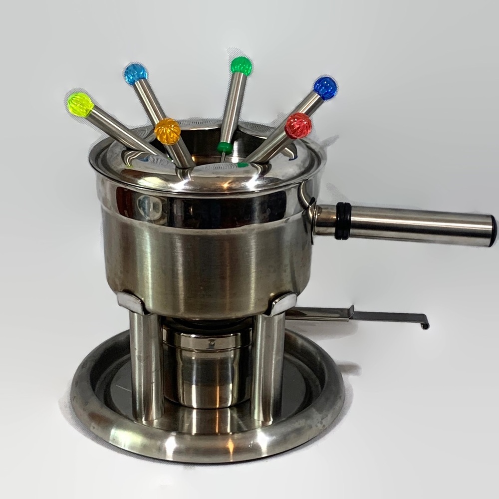 Hoffritz Deluxe  Stainless Steel Fondue Set